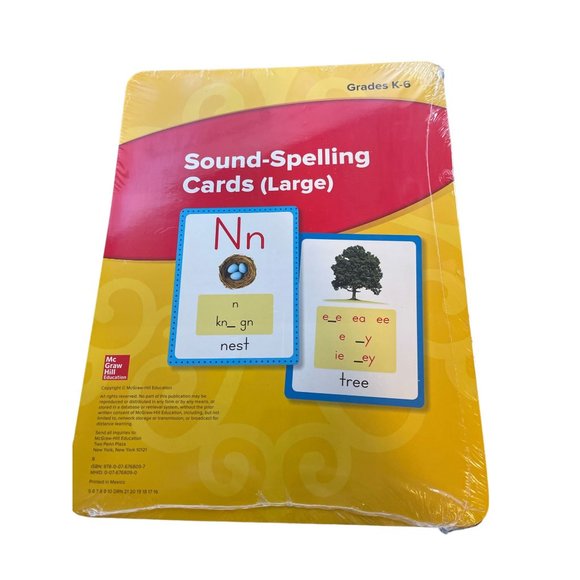 Wonders Sound-Spelling Cards Large Grades K-6 ELEMENTARY CORE READING New - Picture 1 of 6